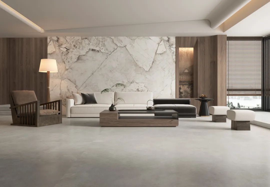 欧神诺瓷砖砂岩系列，空间的高阶美学体验
