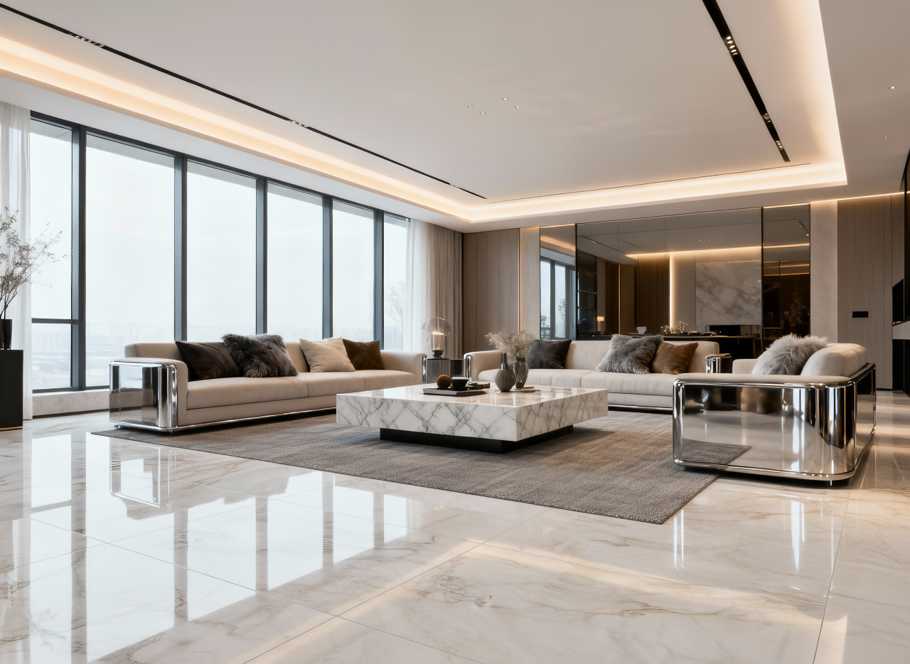 陶元帅瓷砖-克隆石·金缕素影 | 于静谧底色，见生机涌动