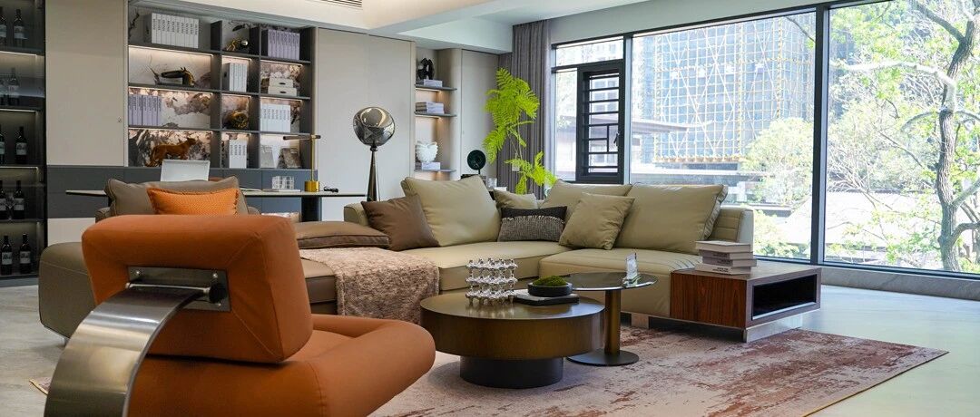 实景案例丨现代轻奢大平层，大角鹿瓷砖解锁都市新贵的品质生活