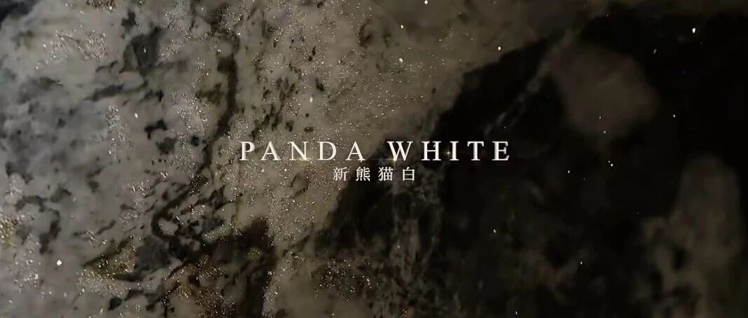 天纬陶瓷奢晶石系列丨新熊猫白-黑白交融，浑然天成