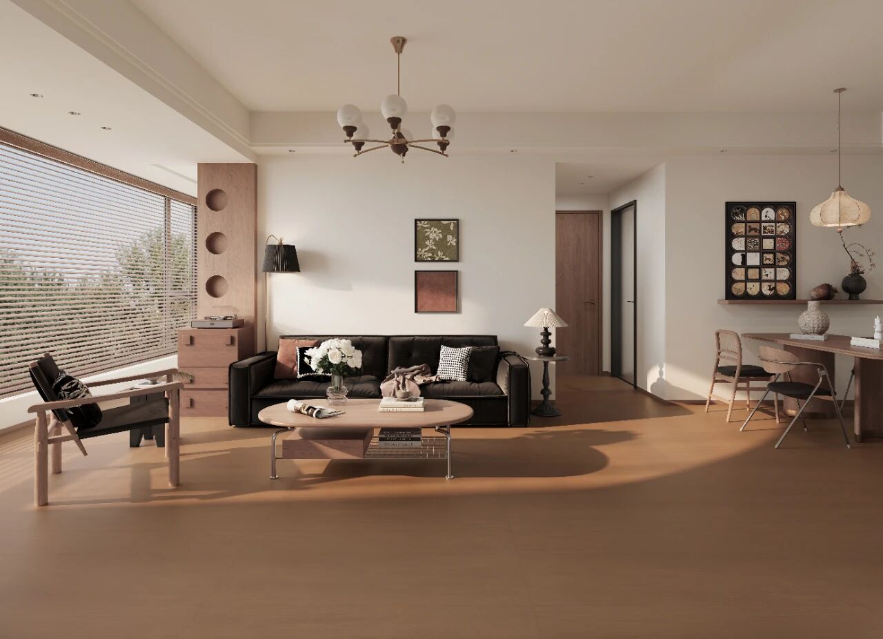 鹰牌陶瓷木纹砖拾光橡果︱普通人也能照搬的质感中古风