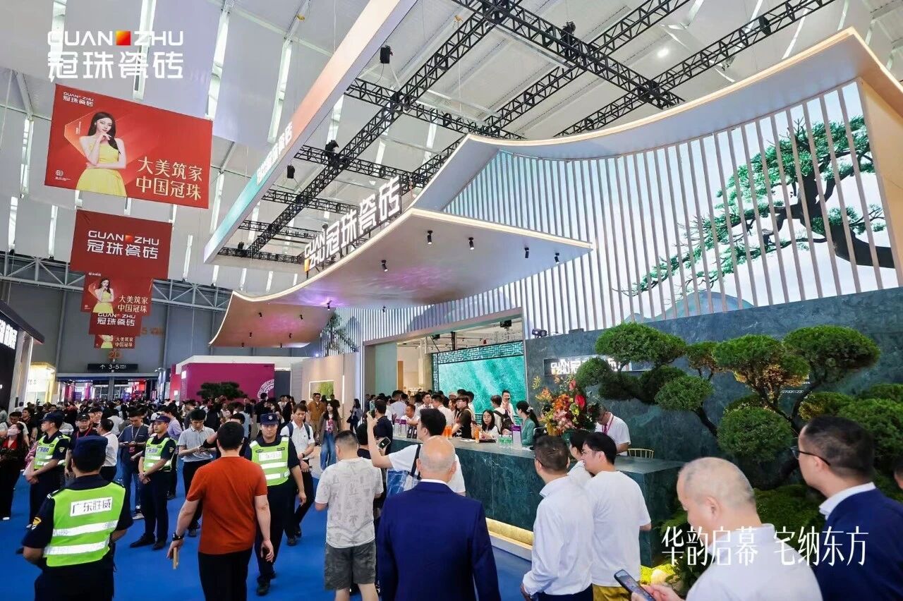 2026佛山潭洲展首日精彩回顧！冠珠瓷磚以「東方宅院」交付生活美學(xué)新提案