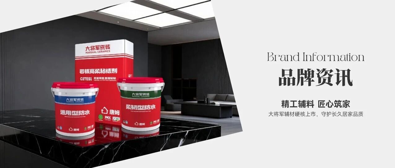 精工辅料 匠心筑家 | 大将军瓷砖辅材硬核上市，守护长久居家品质