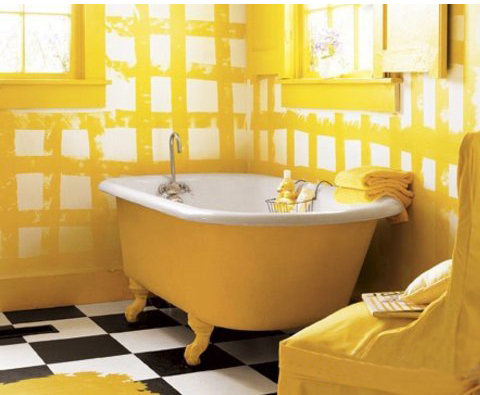 下一篇：黄色调墙砖搭配推荐 清新的亮色卫浴设计