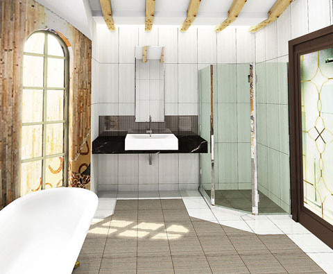 下一篇：从现代到古典 当浴室遇上瓷砖
