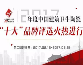 下一篇：2017年“十大品牌”榜第二阶段投票全面开启：厉兵秣马 旌旗满城